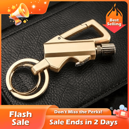 🏆Flash Sale⚡ 50K+ SOLD! Almost Gone-💥Permanent Match Infinity Lighter with Multitool Keychain Bottle Opener
