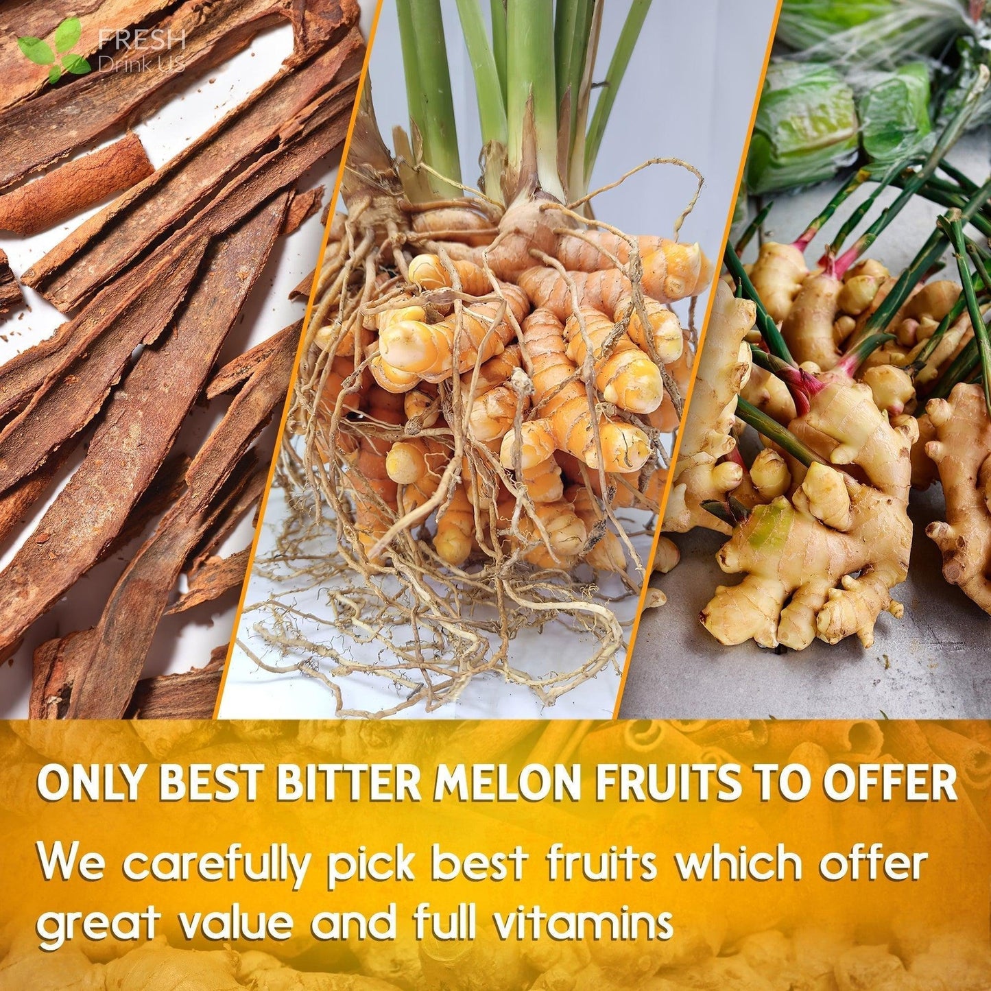 🍵100% Natural Turmeric Ginger Cinnamon Tea