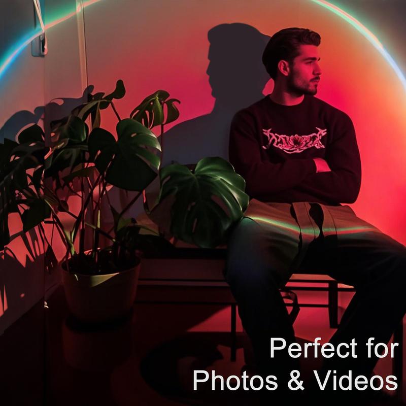 🏆HOT SALE ✨Fall Sunset Lamp Projector Light 180° Adjustable Sunset Mood Lamp