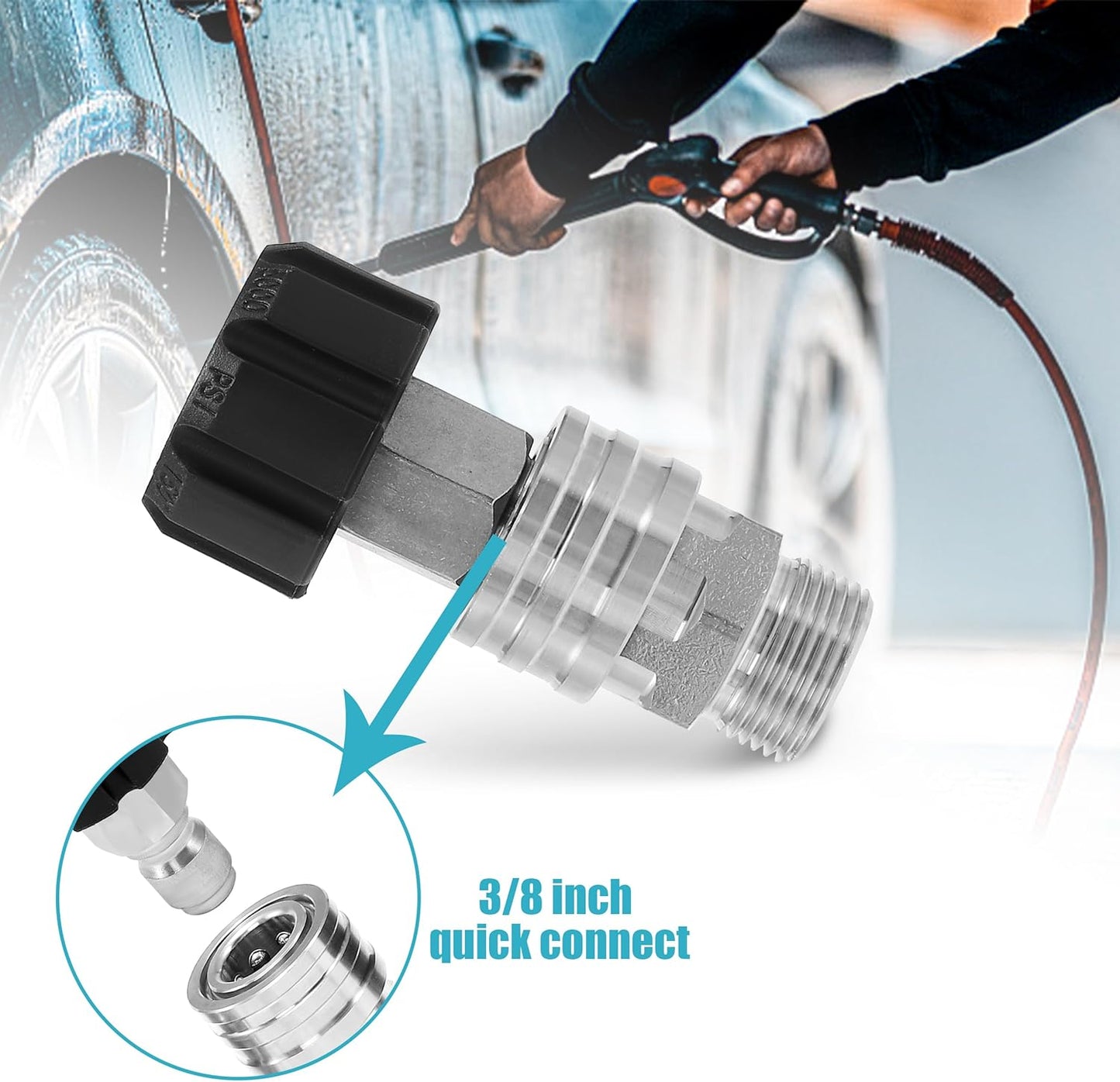 [🎀Valentine's Day🌹]Pressure Washer Adapter Quick Connect Kit