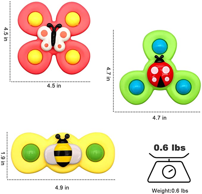 🎉Suction Cup Spinner Toys(3 piece set)Buy 2 Free Shipping