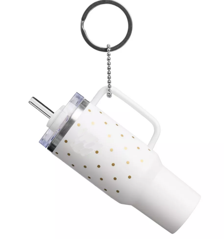 Candy Cane Cup Keychain – Holiday Limited Edition