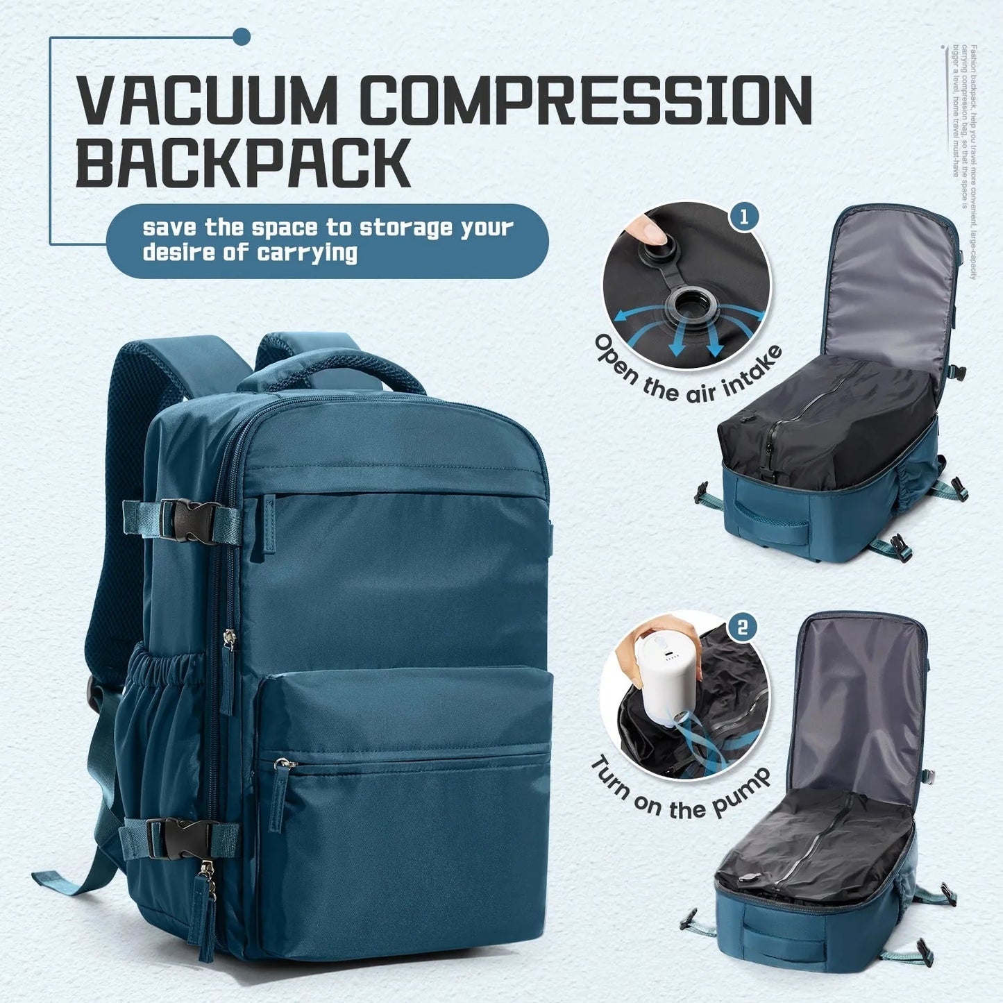 Multifunctional travel backpack