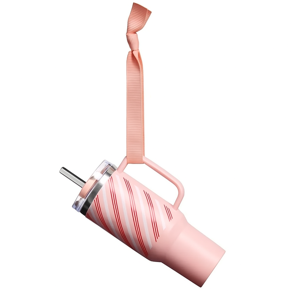 Candy Cane Cup Keychain – Holiday Limited Edition