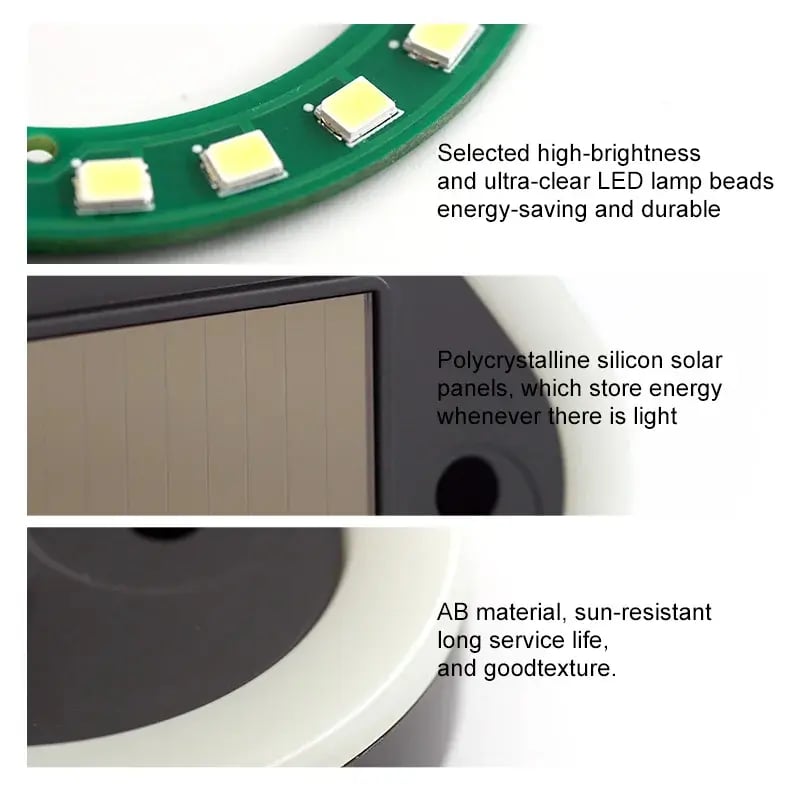 Solar-Powered Heart-Shaped Neon Car Light