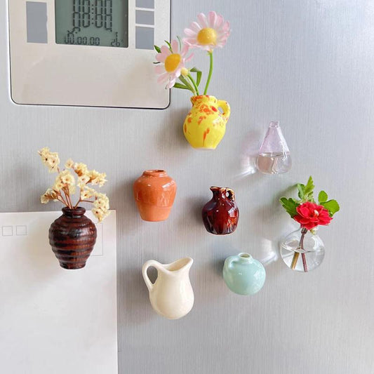 Mini Ceramic Magnetic Vase