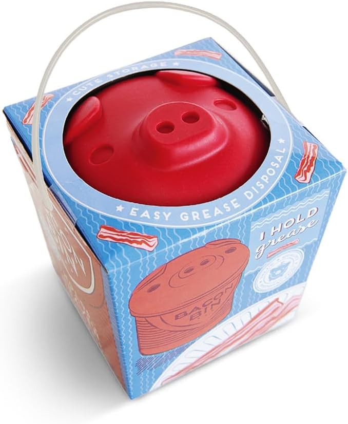 Talisman Designs Bacon Bin Grease Strainer & Collector | Family Friendly Kitchen Tools