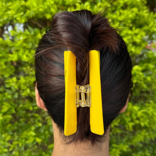 Caution: Overstimulated Hair Claw Clip – Bold, Humorous Accessory for When Your Social Battery Hits 1%
