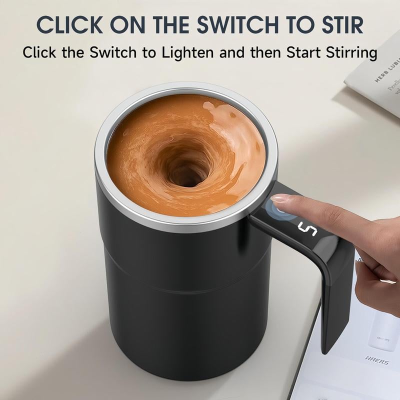 🔥Automatic Stirring Cup with Temperature Display