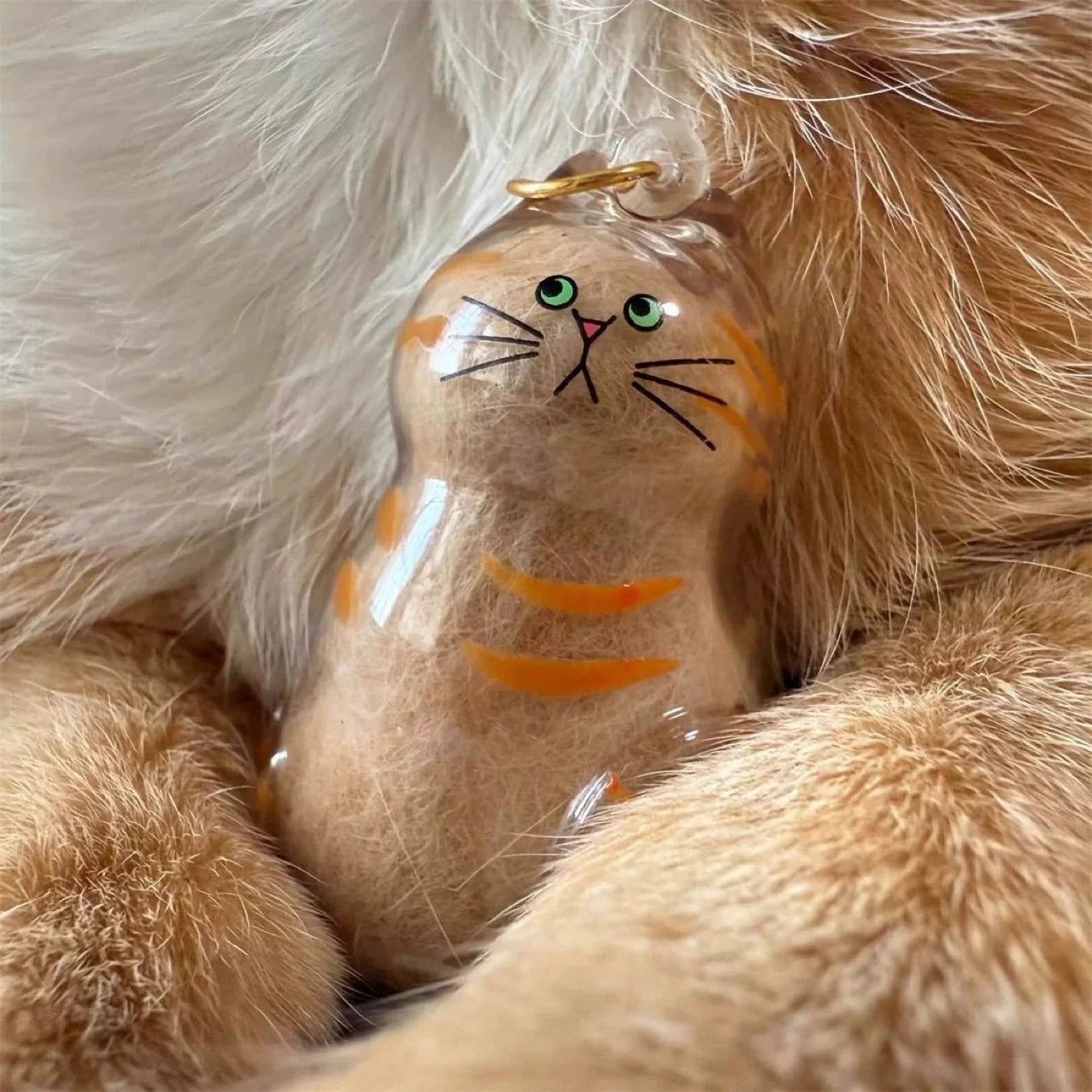 Cute Cat Fur Memory Charm – Shaped Charm for Collecting Pet Fur