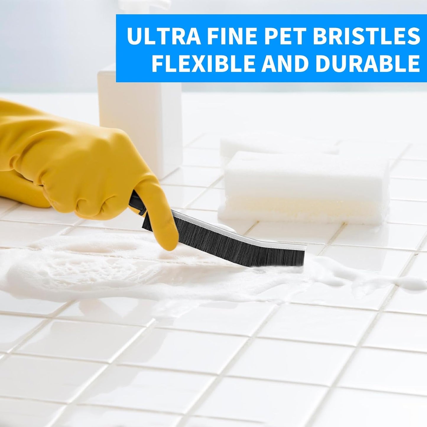 4TH Multi-Purpose Hard Bristle Crevice Cleaning Brush