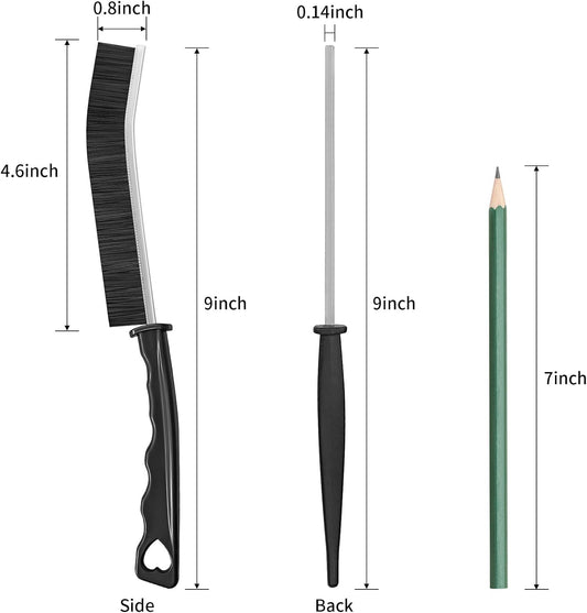 4TH Multi-Purpose Hard Bristle Crevice Cleaning Brush