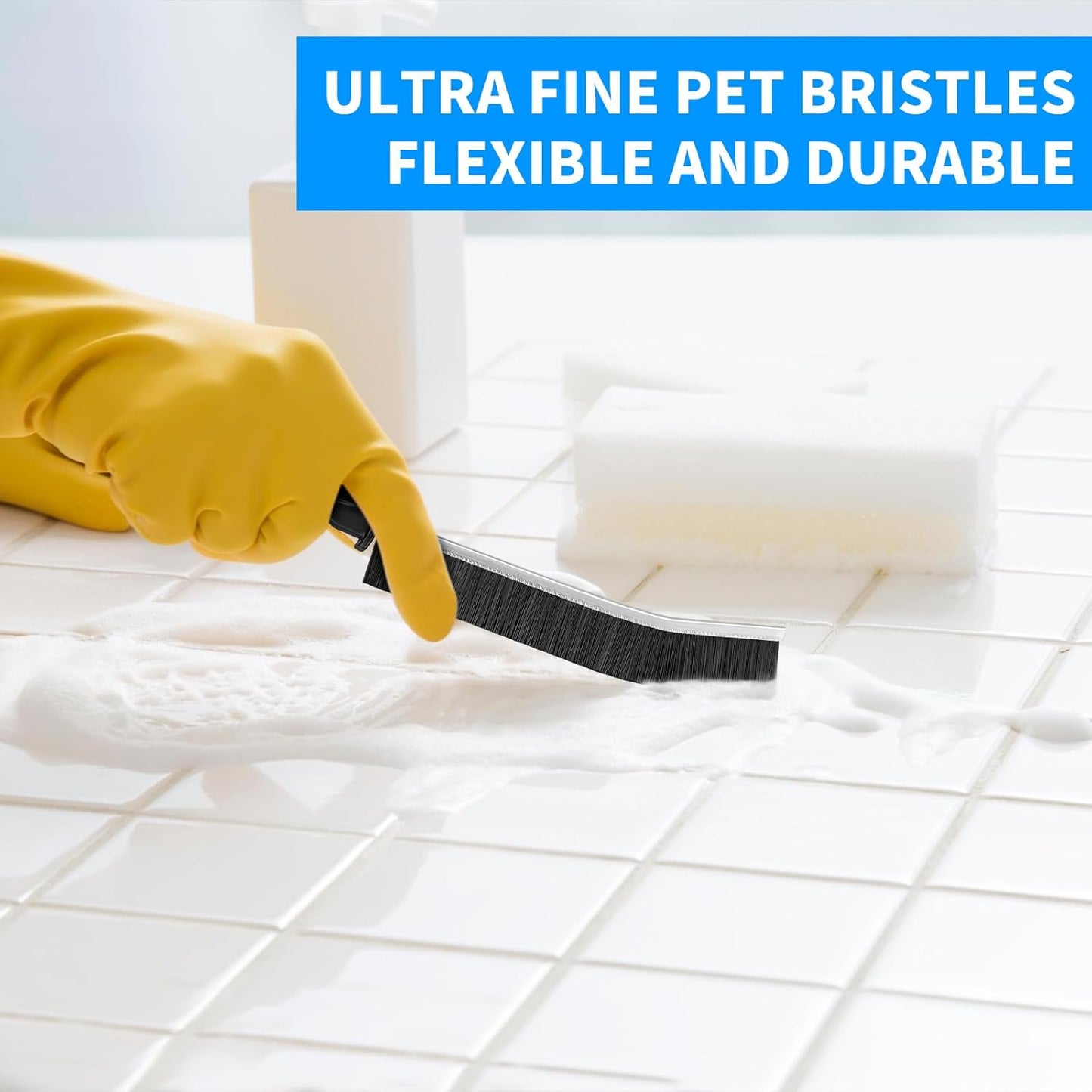 4TH Multi-Purpose Hard Bristle Crevice Cleaning Brush