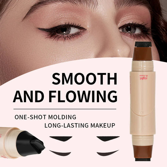 🍂 💰Rotating waterproof winged eyeliner stamp pen