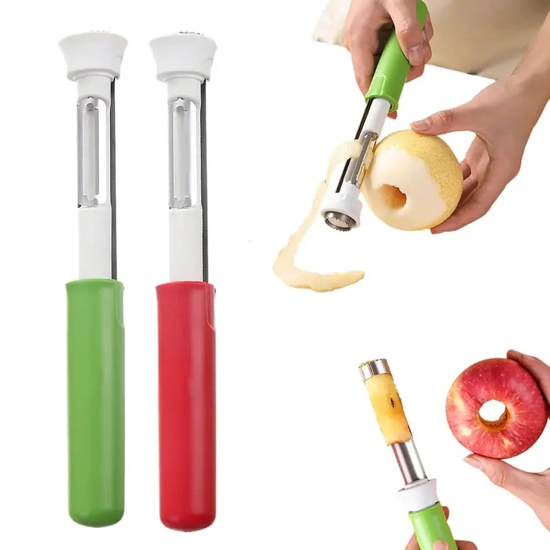 🔥Last Day Discount 49% Off🔥2 in 1 Apple Corer and Peeler