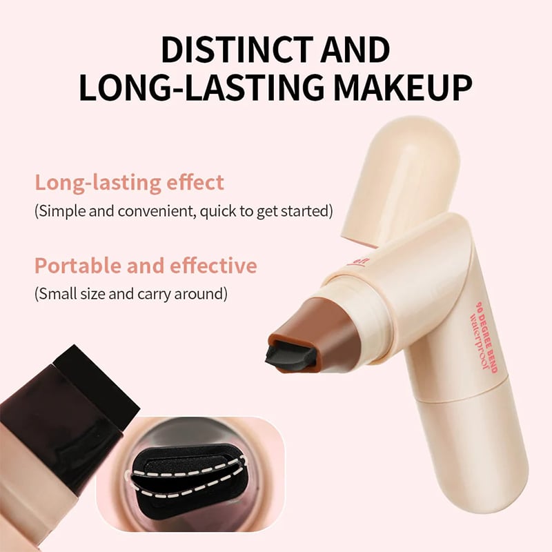 🍂 💰Rotating waterproof winged eyeliner stamp pen