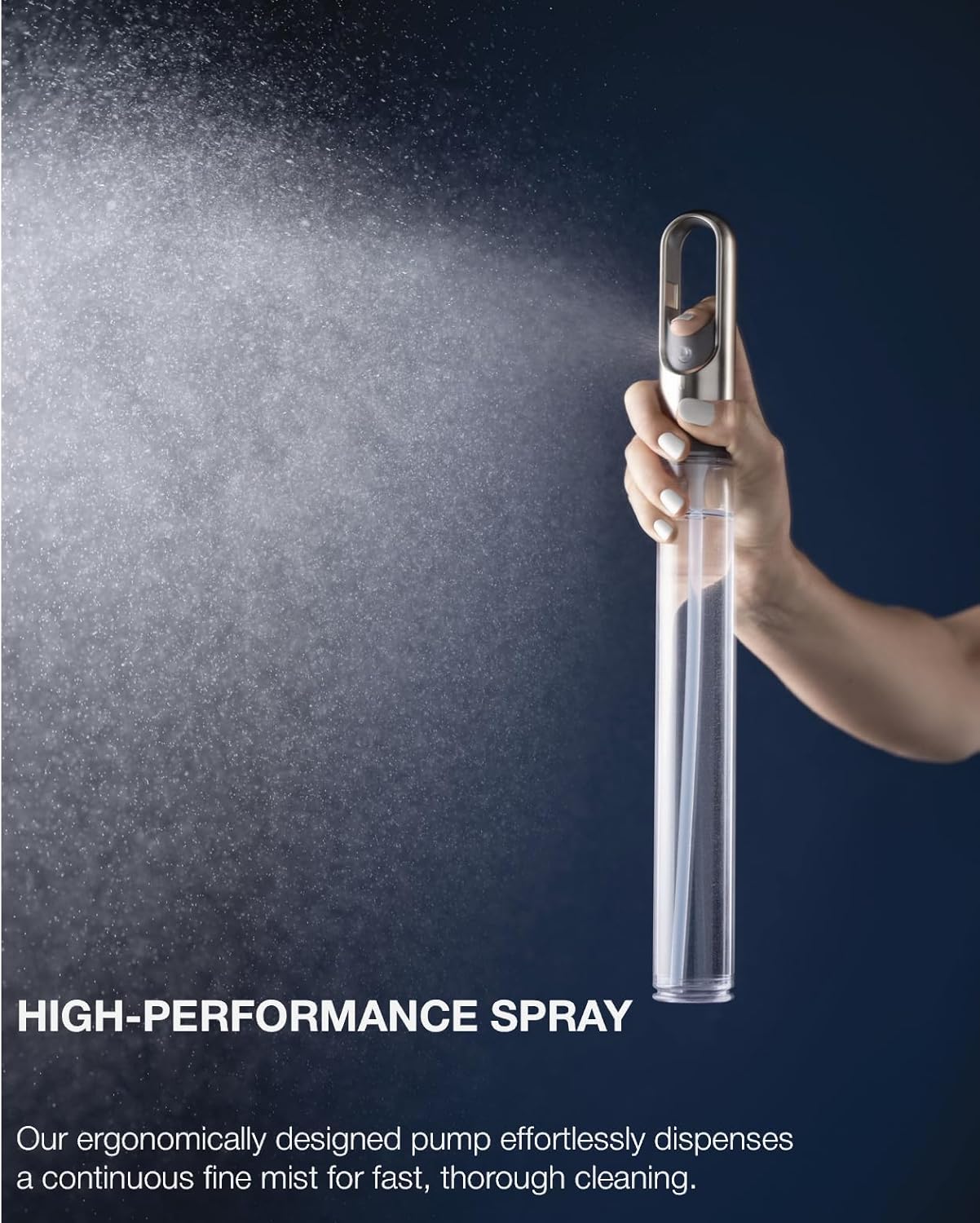 Standing Paper Towel Holder with Spray Pump