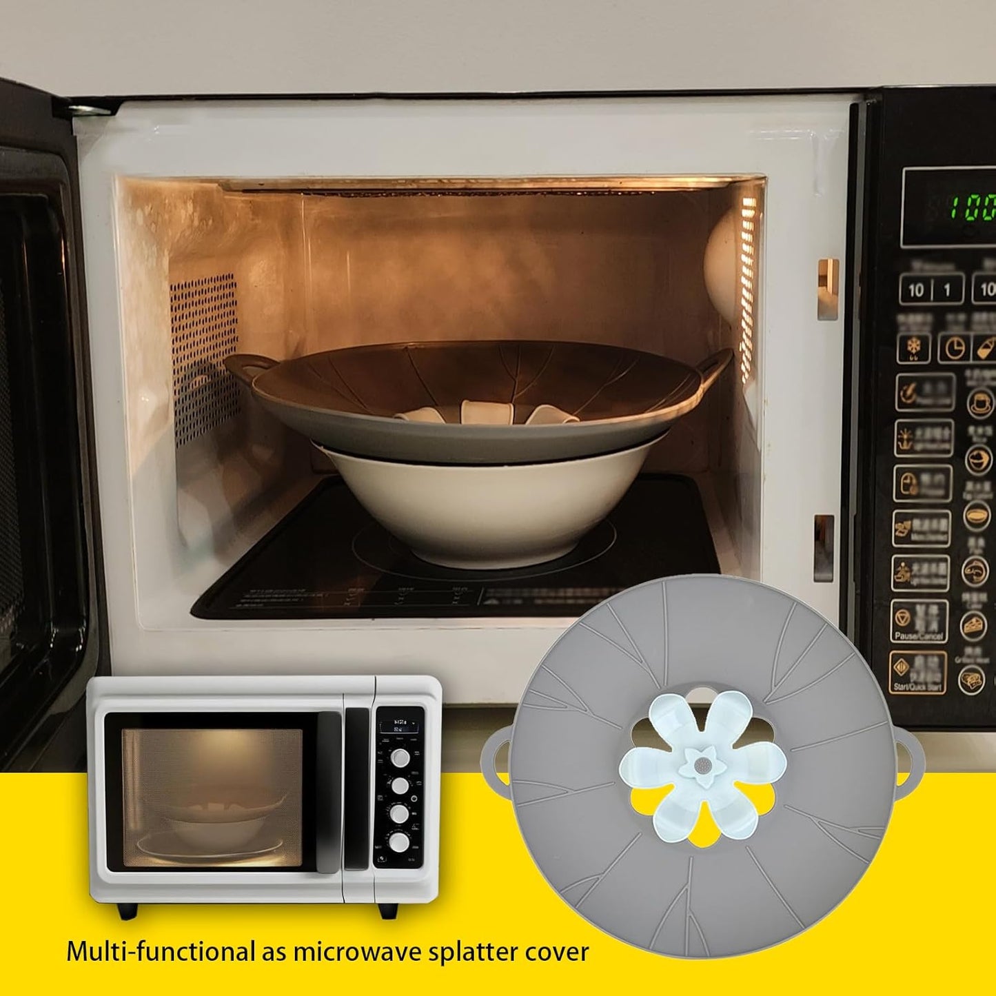 Spill Stopper Lid Cover, Boil Over Spill Stopper