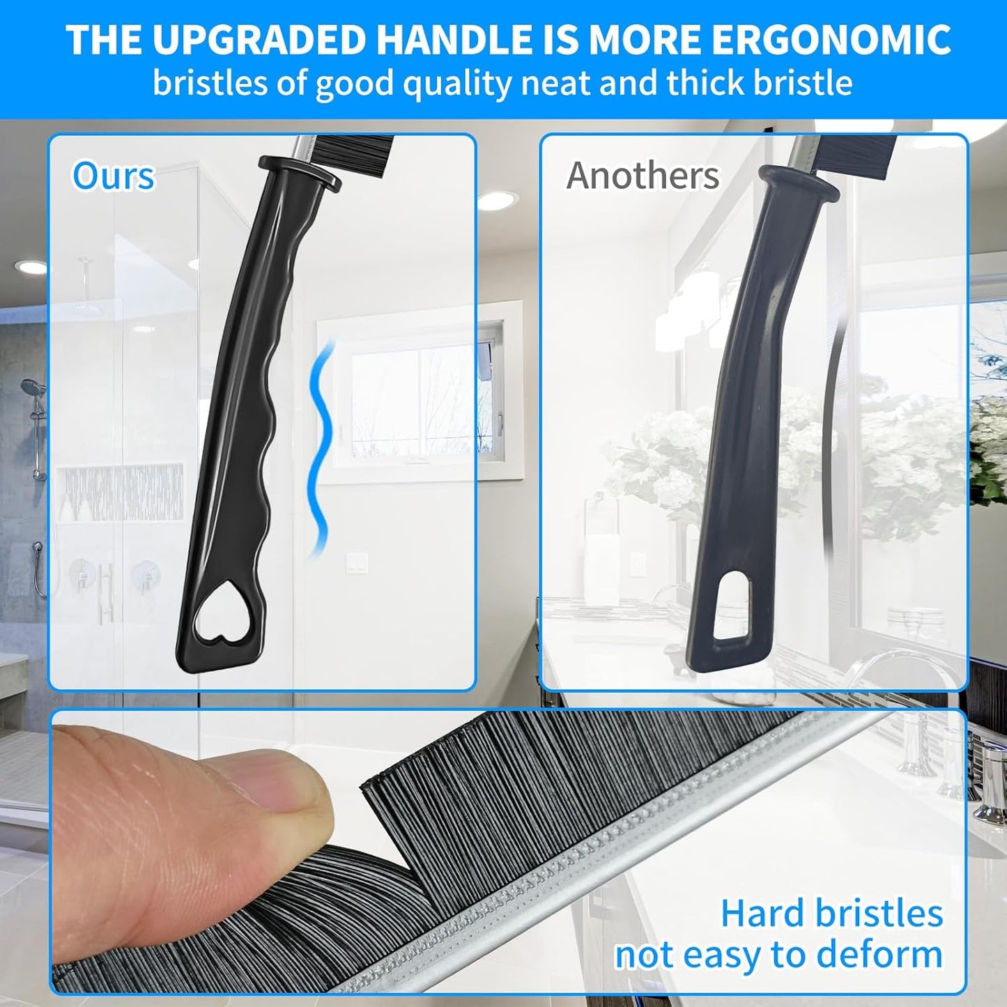 4TH Multi-Purpose Hard Bristle Crevice Cleaning Brush
