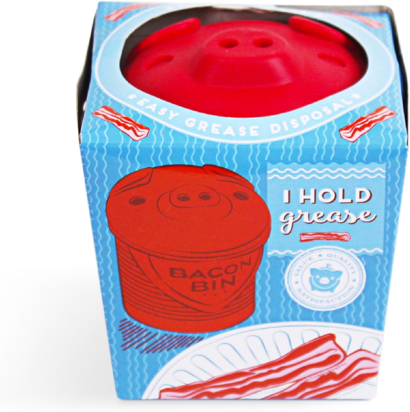 Talisman Designs Bacon Bin Grease Strainer & Collector | Family Friendly Kitchen Tools