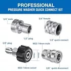 [🎀Valentine's Day🌹]Pressure Washer Adapter Quick Connect Kit