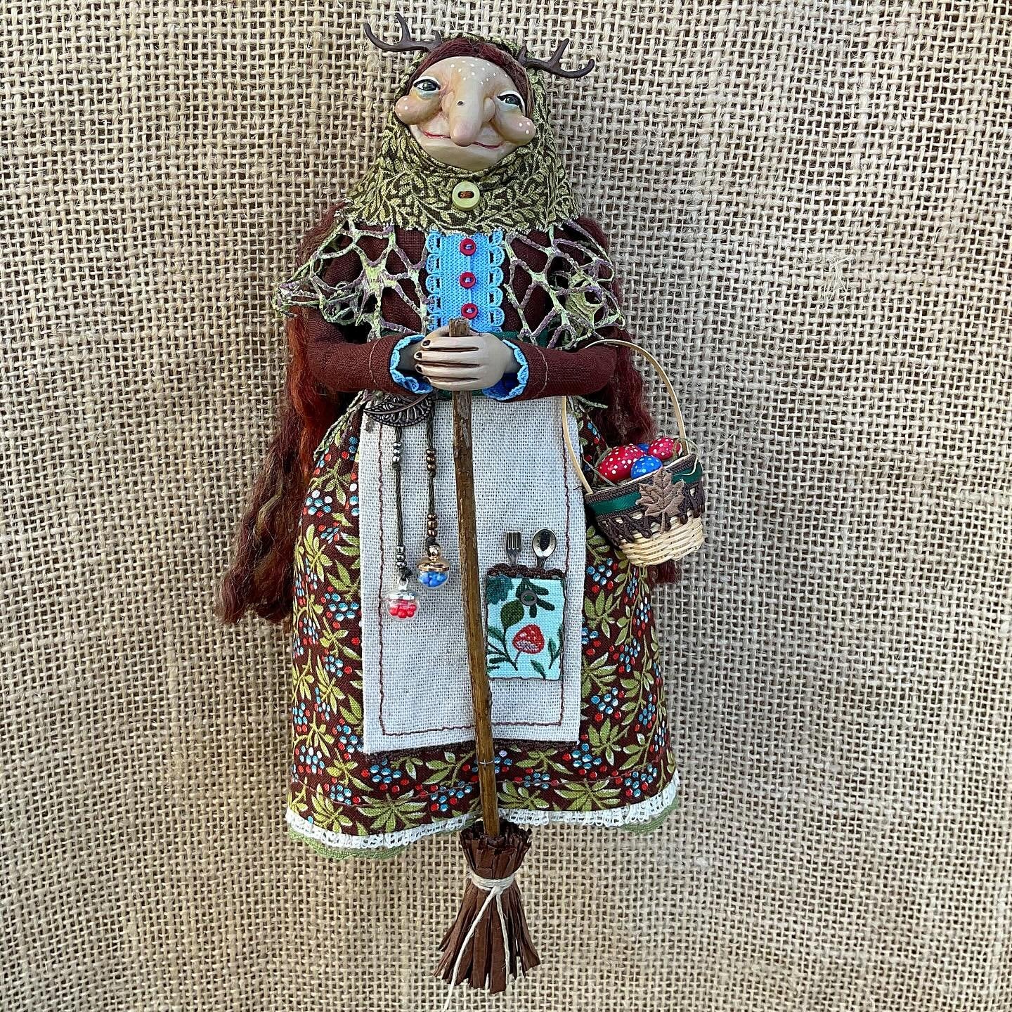 💖LAST DAY SALE 49% OFF -  Handmade Kitchen Witch Doll🎁