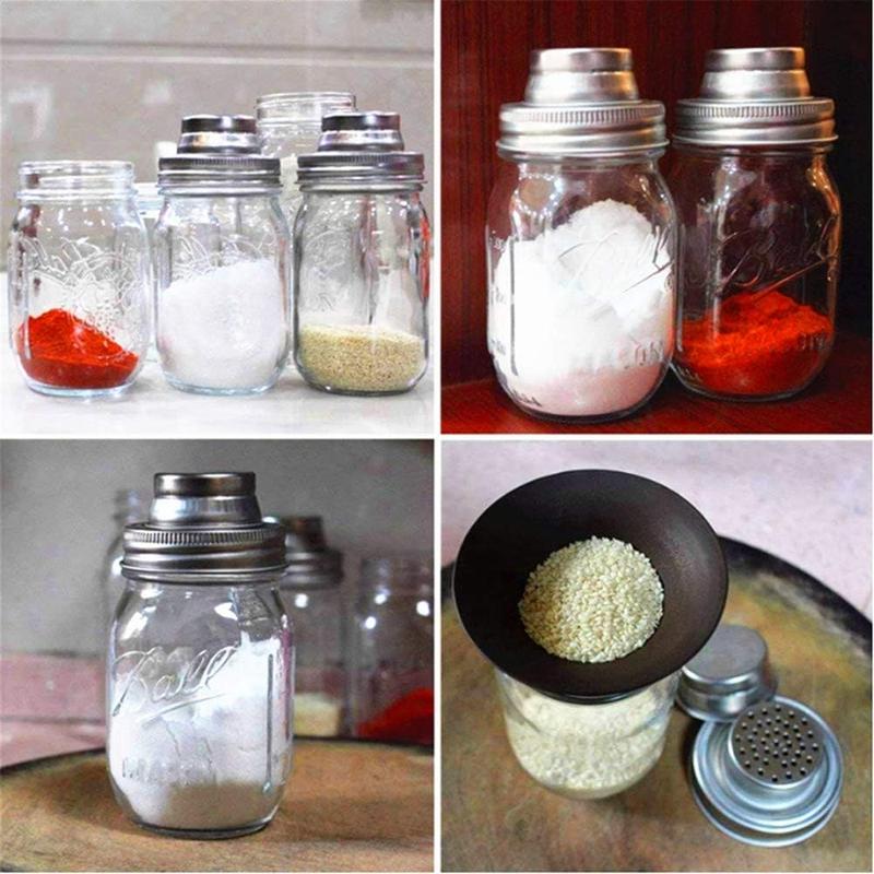 Universal Mason Jar Shaker Lids