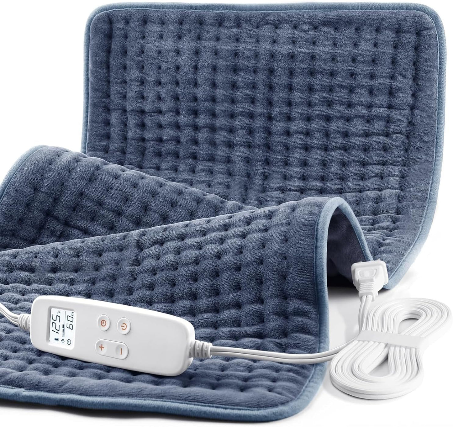 Heating Pad: 33 x 17 inches Electric Heating Pad for Back Pain Relief