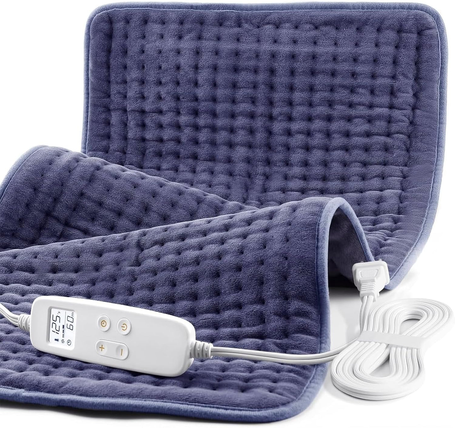 Heating Pad: 33 x 17 inches Electric Heating Pad for Back Pain Relief