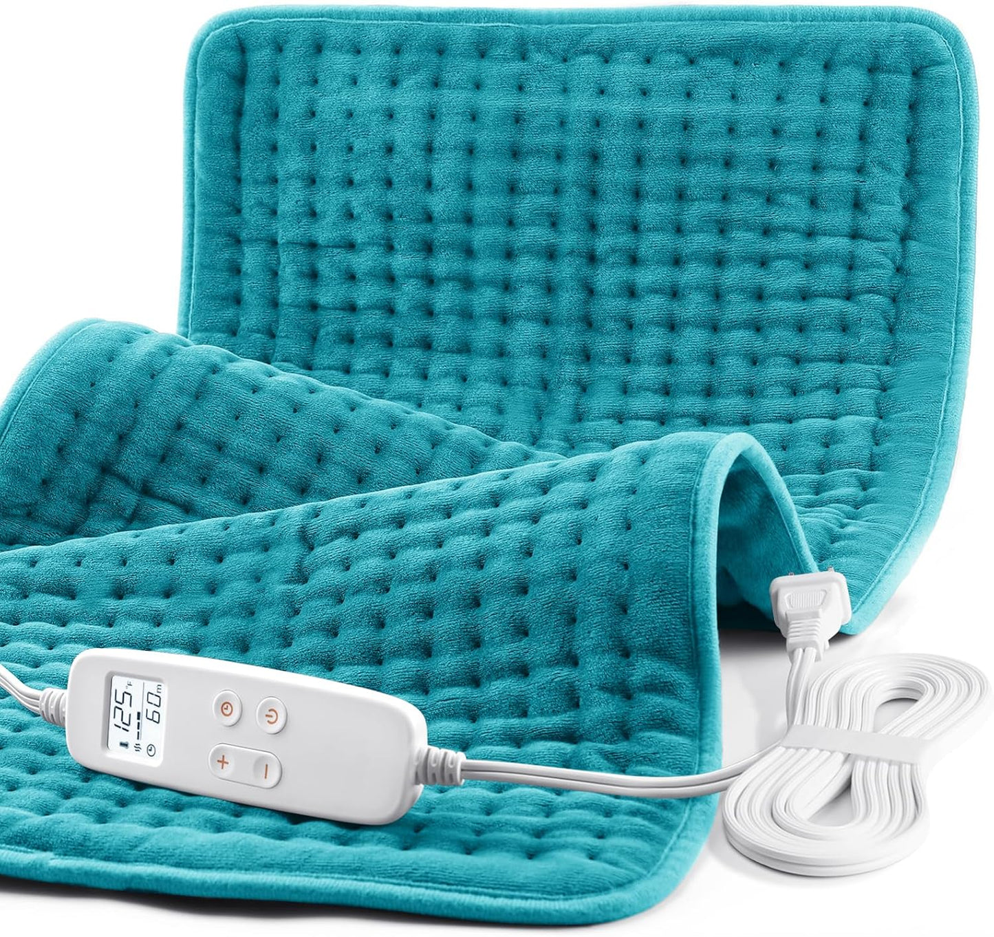 Heating Pad: 33 x 17 inches Electric Heating Pad for Back Pain Relief