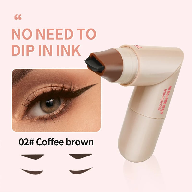 🍂 💰Rotating waterproof winged eyeliner stamp pen