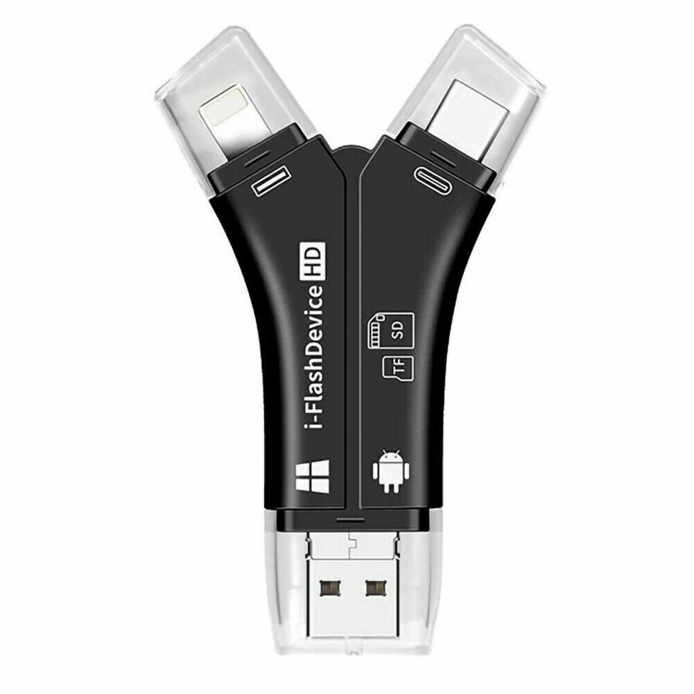 4 in1 Micro SD Card Reader