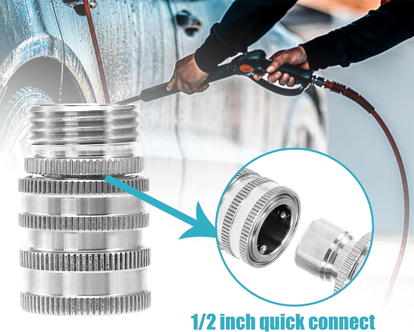 [🎀Valentine's Day🌹]Pressure Washer Adapter Quick Connect Kit
