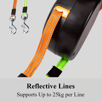 ⬛Black Friday 49% OFF🔥Dual Retractable Dog Leash(✈️Buy 2 Free Shipping)