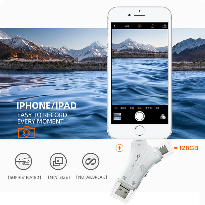 4 in1 Micro SD Card Reader