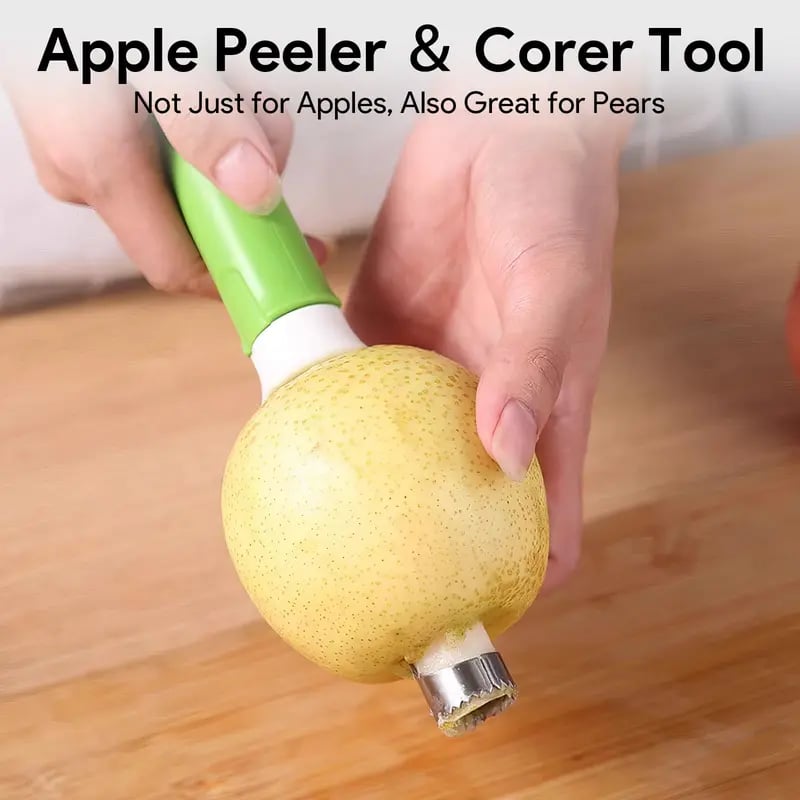 🔥Last Day Discount 49% Off🔥2 in 1 Apple Corer and Peeler