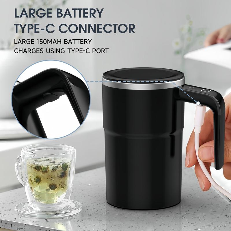 🔥Automatic Stirring Cup with Temperature Display