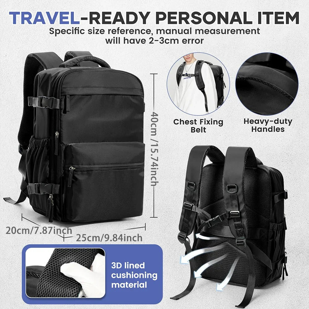 Multifunctional travel backpack