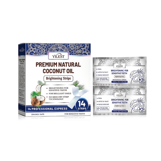 TeethStrip: Natural Coconut Teeth Whitening And Brightening Strips