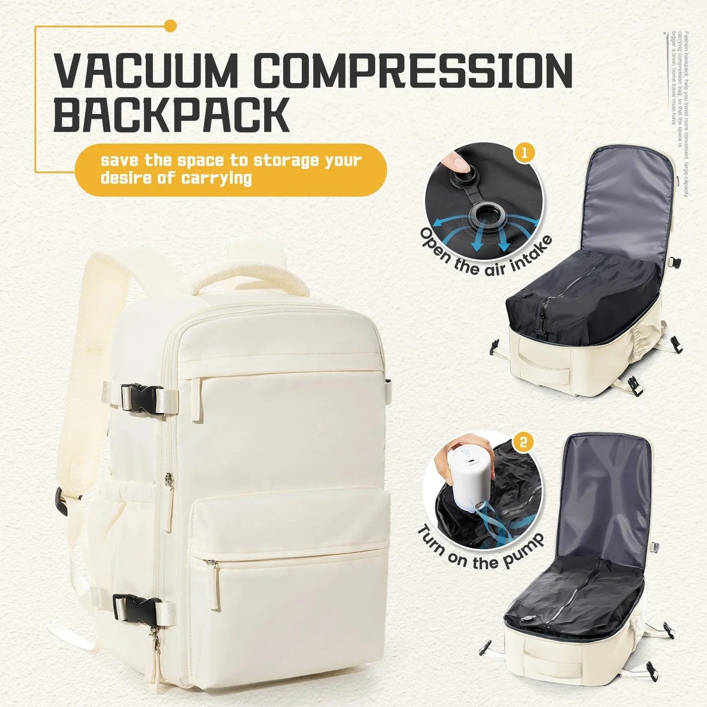 Multifunctional travel backpack