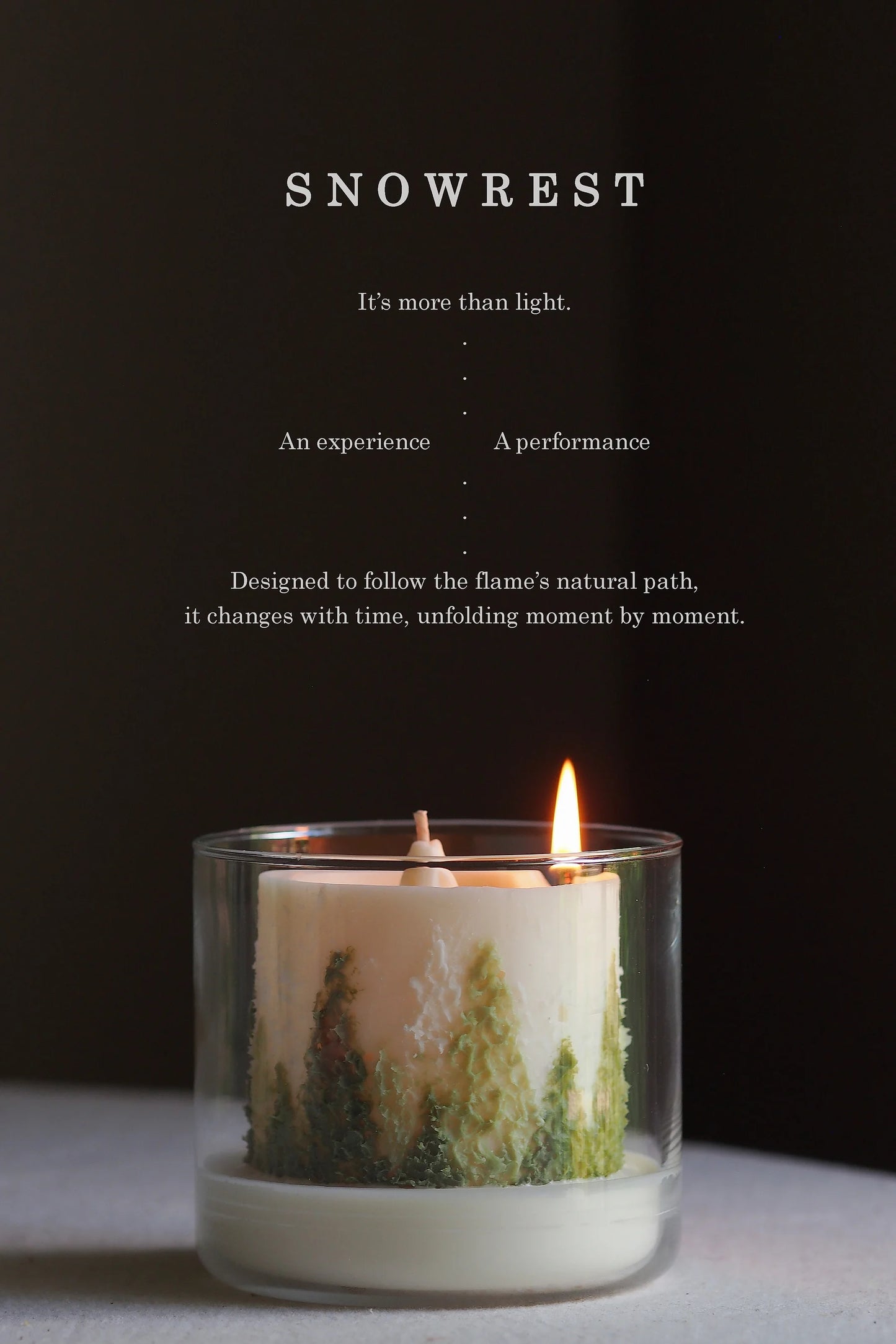 Christmas rotating scented candles
