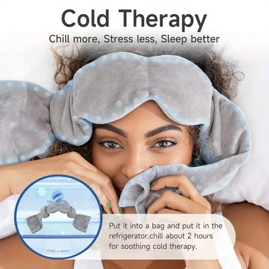 Gravity Eye Mask Gentle Pressure Sleeping Mask Blackout Design For Sleep Travel And Relaxation