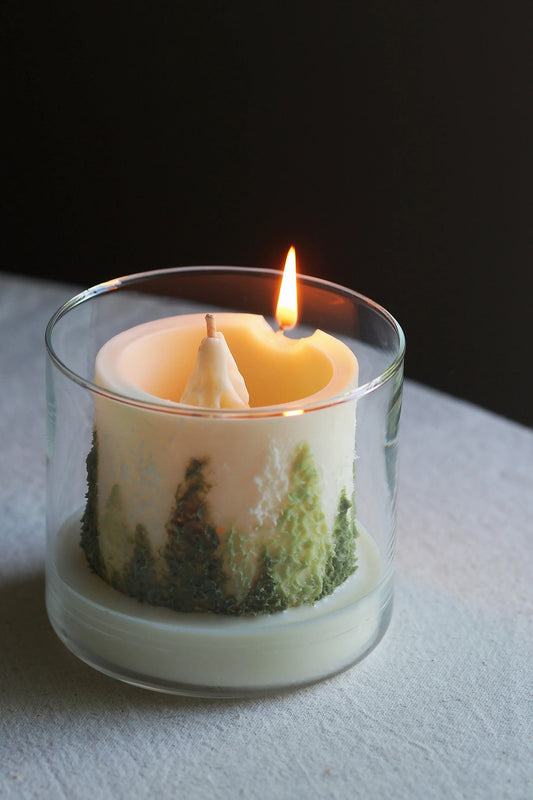 Christmas rotating scented candles
