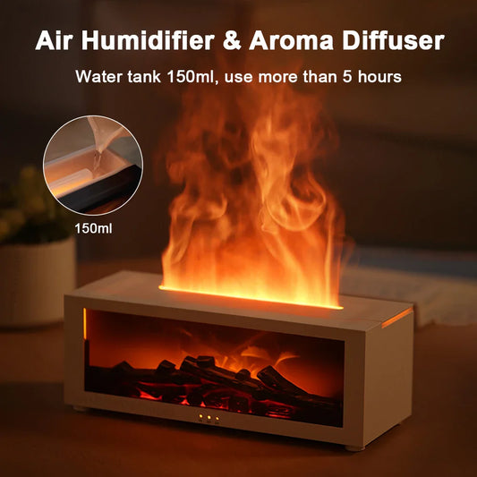 Led Aroma Diffuser - AuraFlame