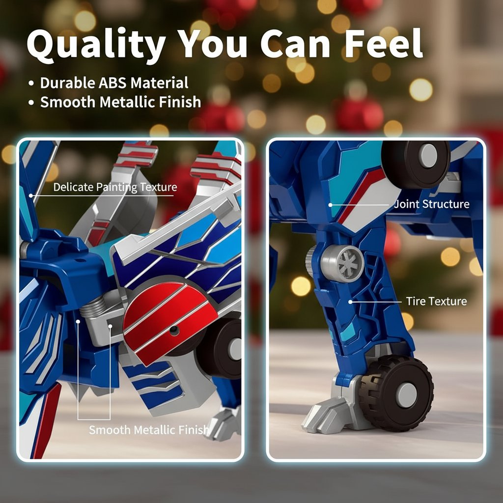 🎅Best Christmas gift💥 Collision Transforming Dinosaur Car Toy