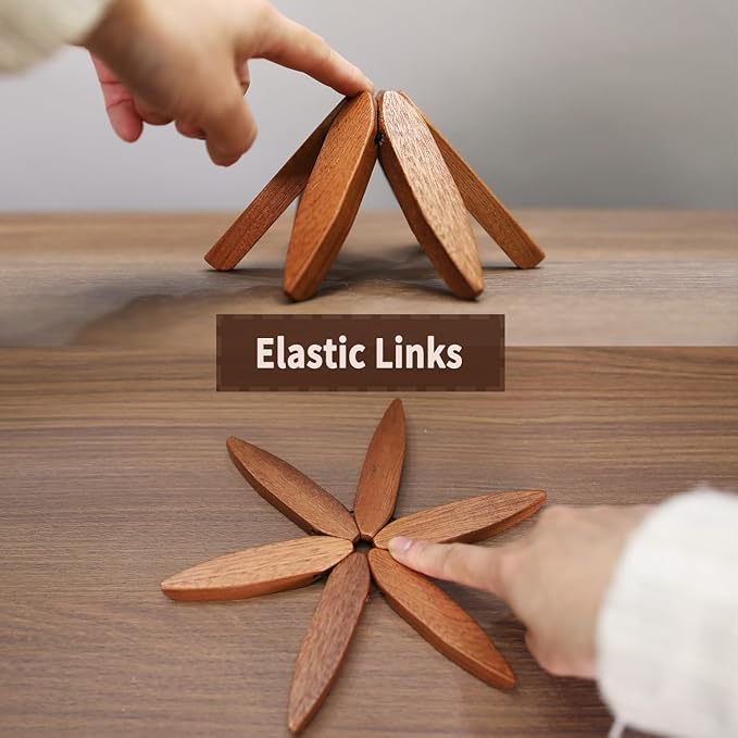 💥49% OFF🌲Wooden Tree Shape Trivet Set for Hot Dishes