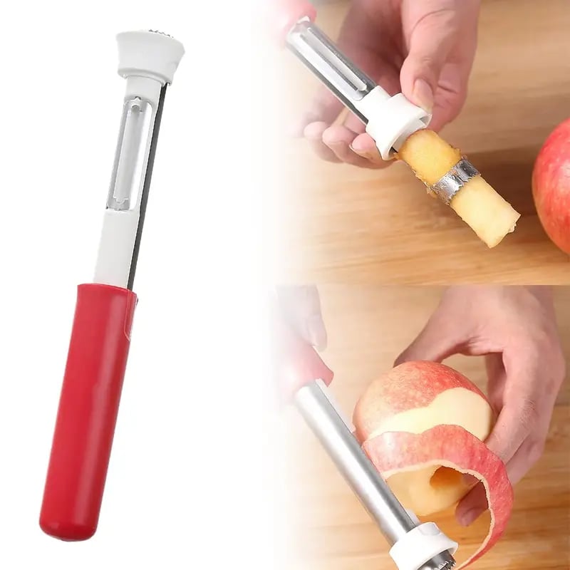 🔥Last Day Discount 49% Off🔥2 in 1 Apple Corer and Peeler