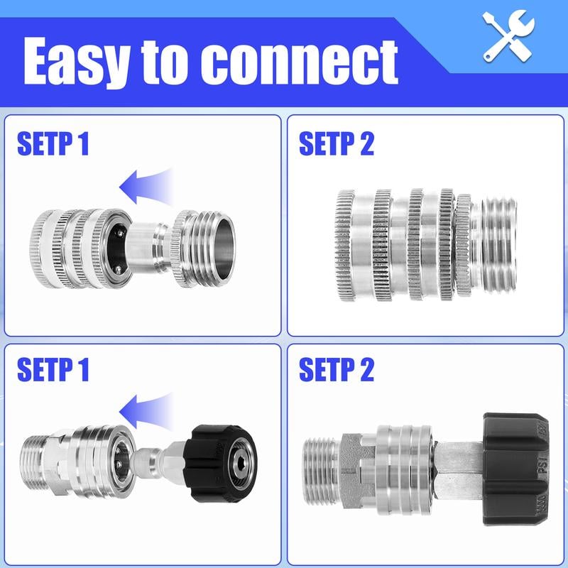 [🎀Valentine's Day🌹]Pressure Washer Adapter Quick Connect Kit