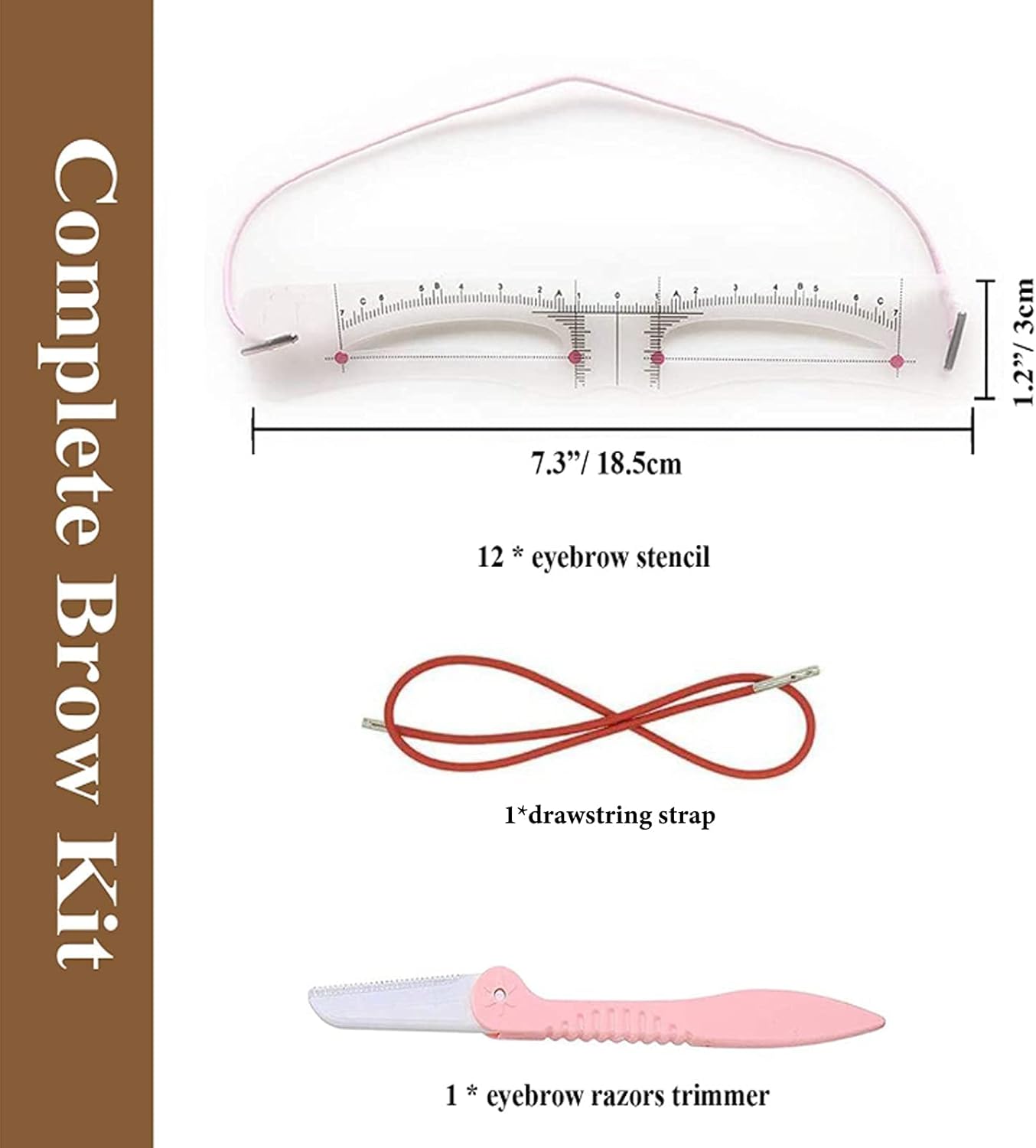 🔥✨Reusable Eyebrow Stencil Shaper Kit (14-pack)