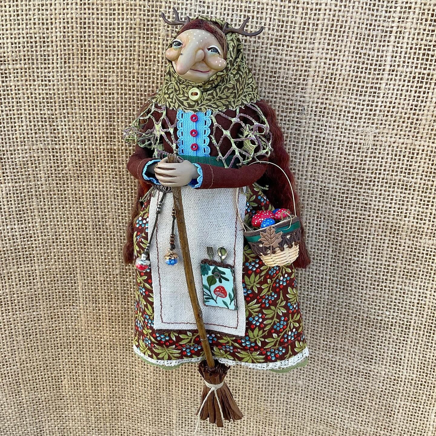 💖LAST DAY SALE 49% OFF -  Handmade Kitchen Witch Doll🎁